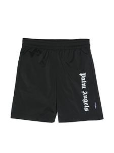 Palm Angels Kids short de bain Overlogo - Noir