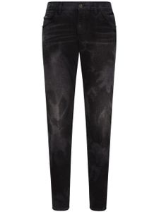 Dolce & Gabbana jean à coupe droite - Noir