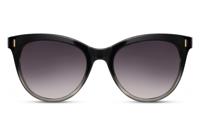 CWI zonnebril vlinder dames volledig omrand cat. 3 zwart/smoke