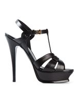 Saint Laurent sandales "Tribute" - Noir