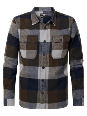 Petrol Industries Heren Twill Overhemd Desert Palm - S