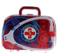 Toi Toys dokterspeelset 11 delig rood