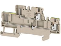 Dubbeldeksdoorgangsklem Weidmüller APGTB 1.5 2T FT-PE 4C/2 2485860000 Beige 50 stuk(s)