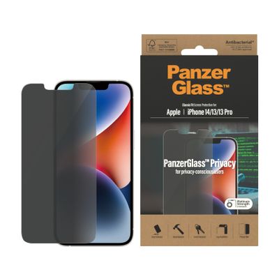 PanzerGlass Privacy Screenprotector (glas) iPhone 14, iPhone 13, iPhone 13 Pro 1 stuk(s) P2767