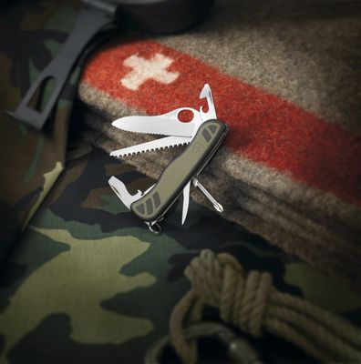 Victorinox 0.8461.MWCH 0.8461.MWCH Zwitsers zakmes Aantal functies 10 Groen, Zwart