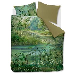 Beddinghouse Dekbedovertrek Alika Blue Green-1-persoons (140 x 200/220 cm)