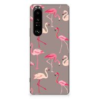 Sony Xperia 1 III TPU Hoesje Flamingo - thumbnail