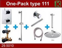 One-Pack Inbouwthermostaatset Type 111 Chr (20Cm) - thumbnail