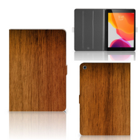 iPad 10.2 2019 | iPad 10.2 2020 | 10.2 2021 Tablet Book Cover Donker Hout