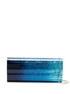 Jimmy Choo pochette Sweetie à paillettes - Bleu