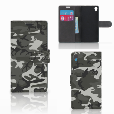 Sony Xperia Z3 Telefoon Hoesje Army Light
