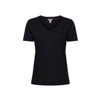 edc Women basic T-shirt van biologisch katoen zwart