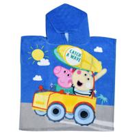 Nickelodeon Badponcho Cruisin Peppa Pig 100 Cm Katoen Blauw