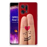 OPPO Find X5 Silicone Back Cover Liefde - Origineel Romantisch Cadeau - thumbnail