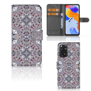 Xiaomi Redmi Note 11 Pro 5G/4G Bookcase Flower Tiles