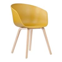 HAY AAC22 Stoel Gezeept Eiken / Mosterd