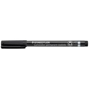 Staedtler Lumocolor permanent CD / DVD 310 permanente marker Zwart 1 stuk(s)