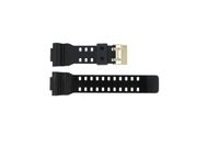 Horlogeband Casio GA-110GB / GA-710GB / 10391028 Rubber Zwart 15mm - thumbnail