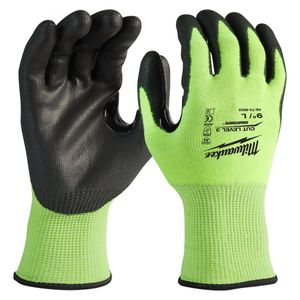 Milwaukee Accessoires Hi-vis werkhandschoenen snijklasse 3/C | M/8 | 1 paar - 4932478131