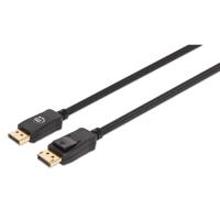 Manhattan 353595 DisplayPort-kabel DisplayPort Aansluitkabel DisplayPort-stekker, DisplayPort-stekker 1.00 m Zwart 8K UHD - thumbnail