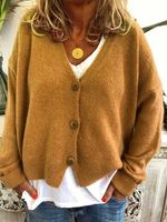 Women Casual Top Tunic Sweater Cardigan - thumbnail