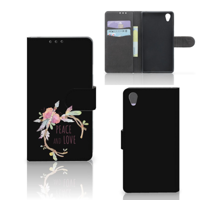 Sony Xperia Z1 Leuk Hoesje Boho Text Sony Xperia Z1 Leuk Hoesje Boho Text