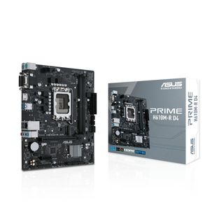 Asus PRIME H610M-R D4 Moederbord Socket Intel 1700 Vormfactor Micro-ATX Moederbord chipset Intel® H610