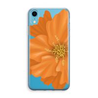 Orange Ellila flower: iPhone XR Transparant Hoesje