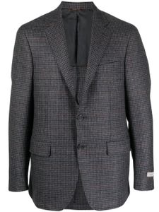 Canali blazer à carreaux - Bleu