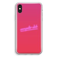 Vice Glow: iPhone X Transparant Hoesje