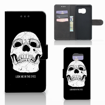 Telefoonhoesje met Naam Samsung Galaxy S7 Edge Skull Eyes