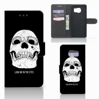 Telefoonhoesje met Naam Samsung Galaxy S7 Edge Skull Eyes