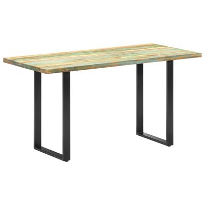 vidaXL Eettafel 140x70x76 cm massief gerecycled hout vidaXL Eettafel 140x70x76 cm massief gerecycled hout