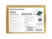 Conceptronic EMRICK USB 3.2 Gen 2 PCI-Express-Karte, 1-Port-USB-C und 1-Port-USB-A PCI Express kaart PCIe - thumbnail