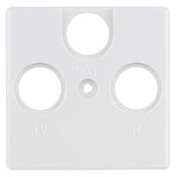 REV Quadro, 0236640106 afdekking antennedoos (TV/SAT/RF), wit