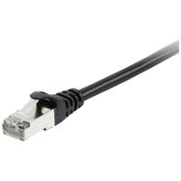 Equip 605590 RJ45 Netwerkkabel, patchkabel CAT 6 S/FTP 1.00 m Zwart Vergulde steekcontacten 1 stuk(s) - thumbnail