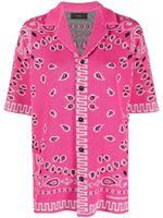 Alanui chemise à motif cachemire - Rose