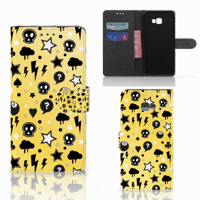 Telefoonhoesje met Naam Samsung Galaxy J4 Plus (2018) Punk Geel