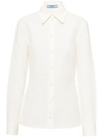 Prada chemise à boutonnière - Blanc