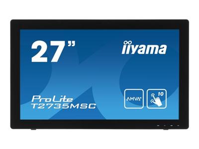 Iiyama ProLite T2735MSC Touchscreen monitor Energielabel: B (A+++ - D) 68.6 cm (27 inch) 1920 x 1080 pix 16:9 5 ms VGA, DVI, HDMI, USB 3.0 AMVA+ LED Iiyama ProLite T2735MSC Touchscreen monitor Energielabel: B (A+++ - D) 68.6 cm (27 inch) 1920 x 1080 pix 16:9 5 ms VGA, DVI, HDMI, USB 3.0 AMVA+ LED