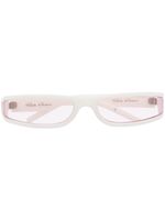 Rick Owens lunettes de soleil teintées à monture papillon - Rose