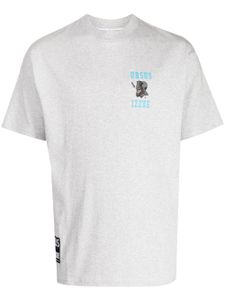 izzue t-shirt Ursus à logo imprimé - Gris