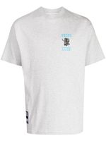 izzue t-shirt Ursus à logo imprimé - Gris