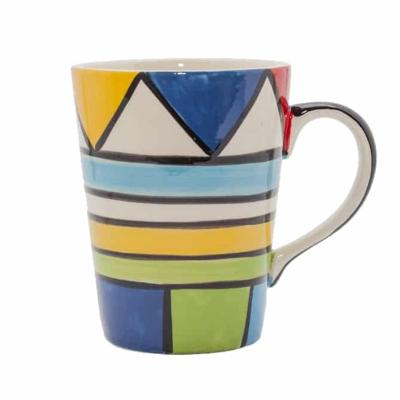 Koffie- of Theemok Keramiek Modern Multicolor (Model 2)