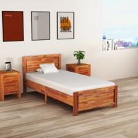 vidaXL Bedframe massief acaciahout 90x200 cm