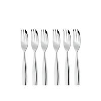 Alessi Dressed Gebaksvork edelstaal 17 cm, per 6