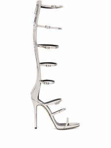 Giuseppe Zanotti sandales Super Harmony 120 mm à brides - Argent