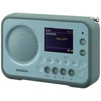 Sangean DPR-76BT Zakradio DAB+, VHF (FM) AUX, Bluetooth Toetsvergrendeling Lichtblauw - thumbnail