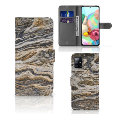 Samsung Galaxy A71 Bookcase Steen Samsung Galaxy A71 Bookcase Steen