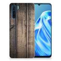 OPPO A91 Bumper Hoesje Steigerhout - thumbnail